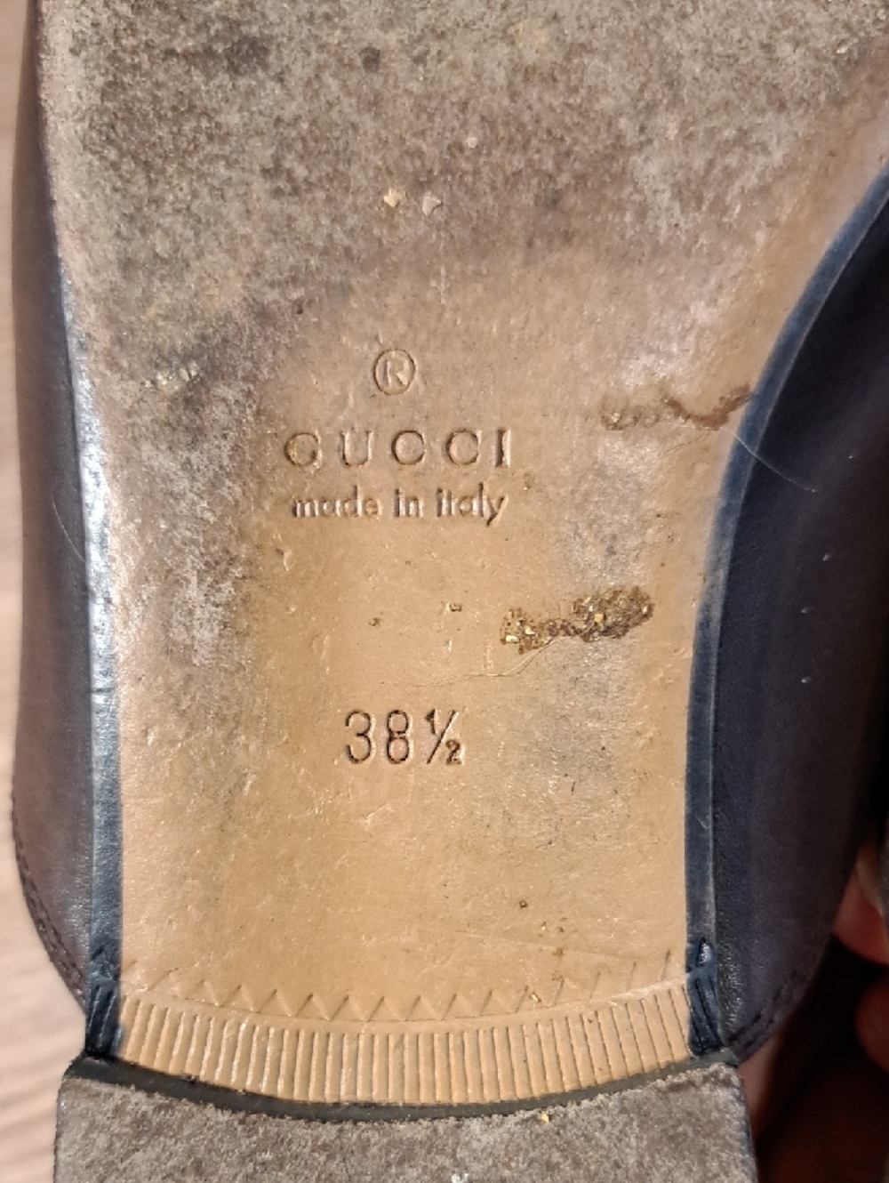 Gucci Brown Leather Pricetown Mules 38.5 US 8.5 With Box And Shoebags. - Picture 8 of 11